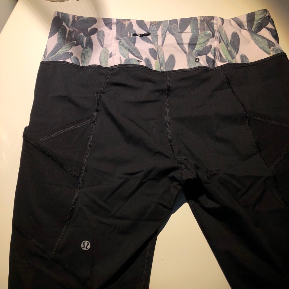 Lululemon cropped cactus leggings